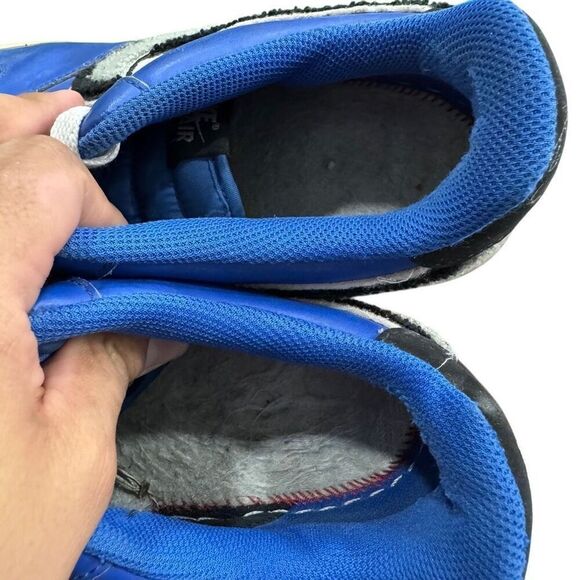 Nike Air Force 1 Low Mens 11 Chenille Swoosh Royal Blue Shoes 823511-409 - Picture 10 of 10